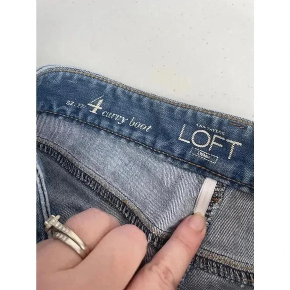 Women's Ann Taylor LOFT Curvy Boot Cut‎ Jeans - Size 4 GUC! - Picture 12 of 14